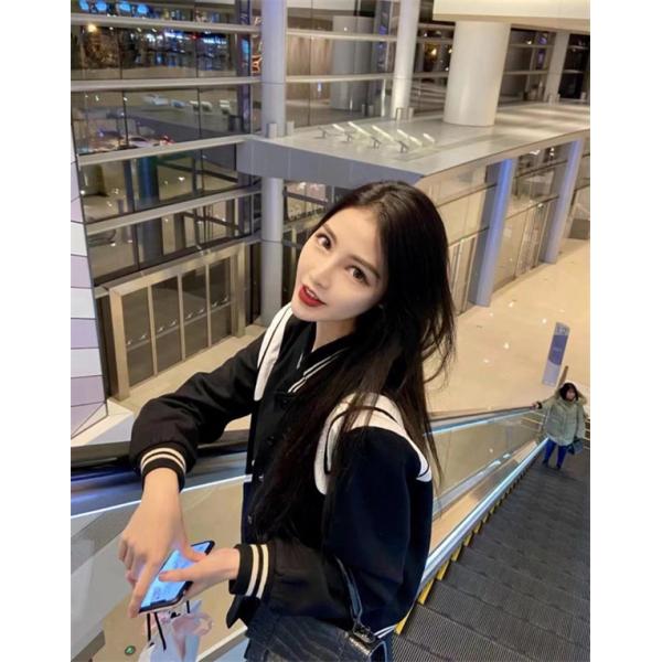 ホワイト カップル款 ベースボールジャケット バルマン BALMAIN コピー 秋冬 スタイル 定番