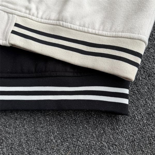 ベージュ レザーアクセント ベースボールジャケット サンローラン SAINT LAURENT コピー 秋冬 話題