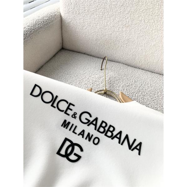 DOLCE & GABBANA コピー 秋冬 お洒落 ブラック × ホワイト 2 色 大ロゴ 円领 スウェット ドルチェ & ガッバーナ