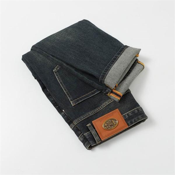 DOLCE & GABBANA スーパーコピー 秋冬 トレンド ダークブルー ヴィンテージ風 デニムパンツ ドルチェ & ガッバーナ