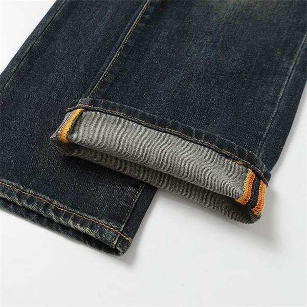 DOLCE & GABBANA スーパーコピー 秋冬 トレンド ダークブルー ヴィンテージ風 デニムパンツ ドルチェ & ガッバーナ