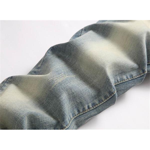 DOLCE & GABBANA 偽物 秋冬 ファッション ライトブルー ピンク刺繍 ヴィンテージデニムパンツ ドルチェ & ガッバーナ