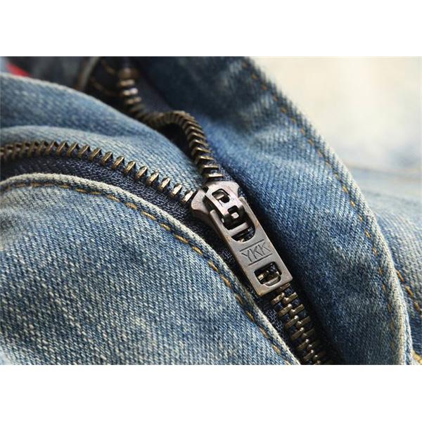 DOLCE & GABBANA 偽物 秋冬 ファッション ライトブルー ピンク刺繍 ヴィンテージデニムパンツ ドルチェ & ガッバーナ