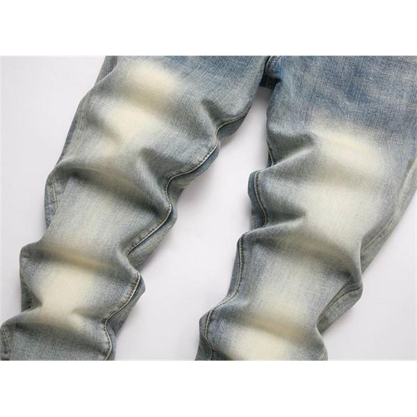 ライトブルー ヴィンテージ做旧 デニムパンツ ドルチェ & ガッバーナ DOLCE & GABBANA コピー 秋冬 日常