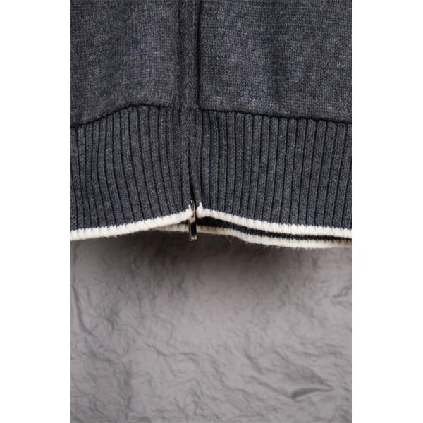 トムブラウン Thom Browne コピー 秋冬モダン トレンド ネイビー 連帽 ジップカーディガン 