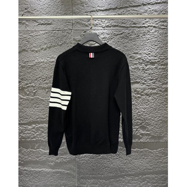 グレー × ブラック 2 色 セーター トムブラウン Thom Browne スーパーコピー 2025秋冬必須アイテム 注目