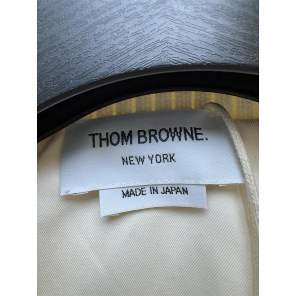 Thom Browne 偽物 秋冬コントラスト豊かな 定番 ネイビー ニット拼接 ダウンジャケット トムブラウン