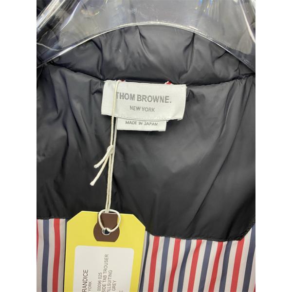 グレー ルーズフィット ダウンジャケット トムブラウン Thom Browne コピー 秋冬リラックスした 人気