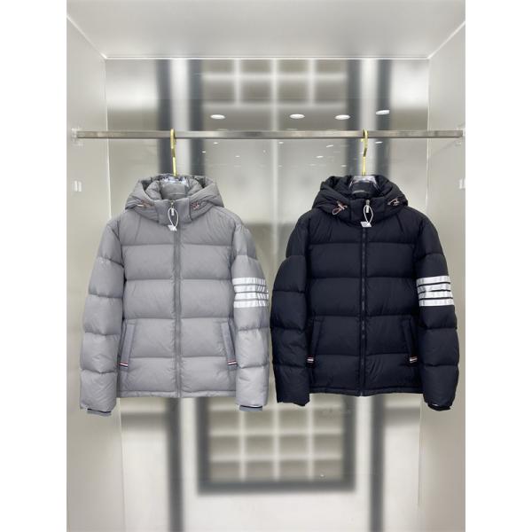 グレー ルーズフィット ダウンジャケット トムブラウン Thom Browne コピー 秋冬リラックスした 人気