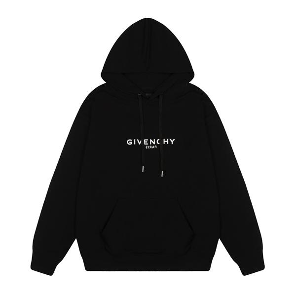  GIVENCHY スーパーコピー 秋冬シンプルで洗練された 万能 ホワイト ロゴプリント パーカー ジバンシー