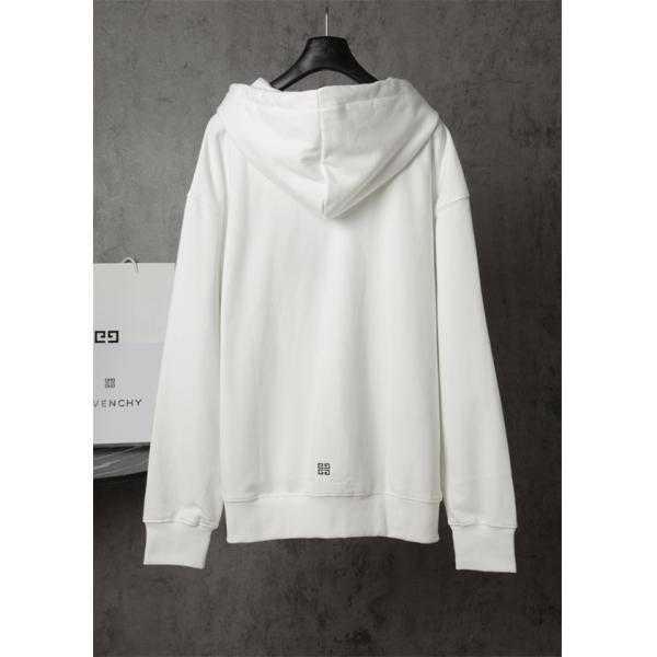 ブラック ホワイトロゴ パーカー ジバンシー GIVENCHY スーパーコピー 秋冬シンプル 印象的な 人気