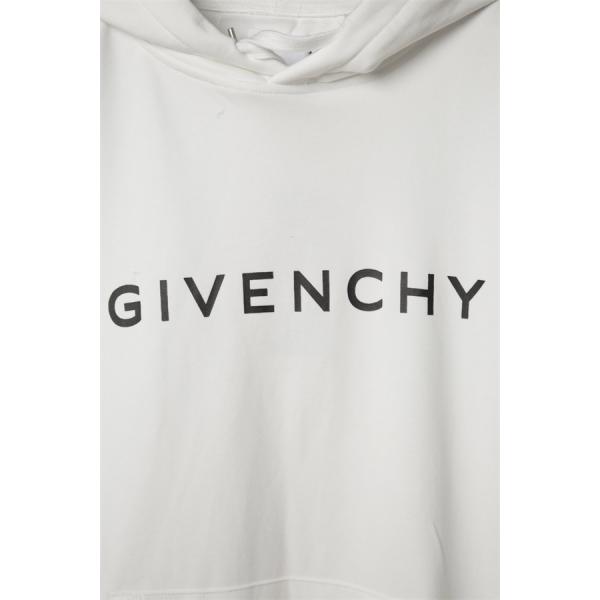 ブラック ホワイトロゴ パーカー ジバンシー GIVENCHY スーパーコピー 秋冬シンプル 印象的な 人気