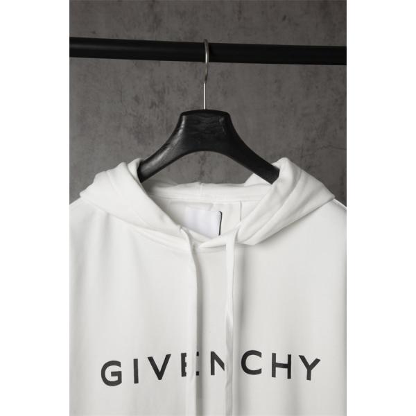 ブラック ホワイトロゴ パーカー ジバンシー GIVENCHY スーパーコピー 秋冬シンプル 印象的な 人気