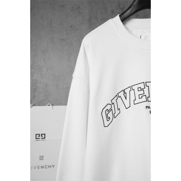  ジバンシー GIVENCHY コピー 2025秋冬必須アイテム 注目 ブラック アーチ型ロゴ パーカー 