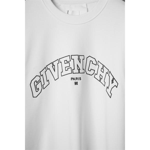  ジバンシー GIVENCHY コピー 2025秋冬必須アイテム 注目 ブラック アーチ型ロゴ パーカー 
