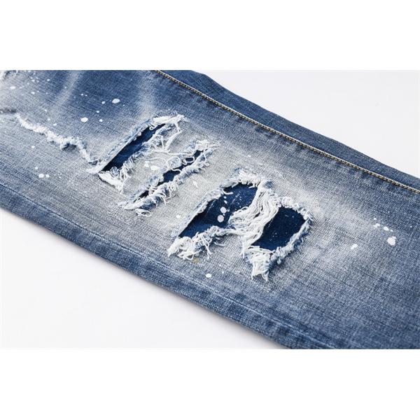 Dsquared2 激安 クラッシュデニム メンズ ジーンズ ダメージ加工 ヴィンテージ風 ストレッチ スリム カジュアルパンツ