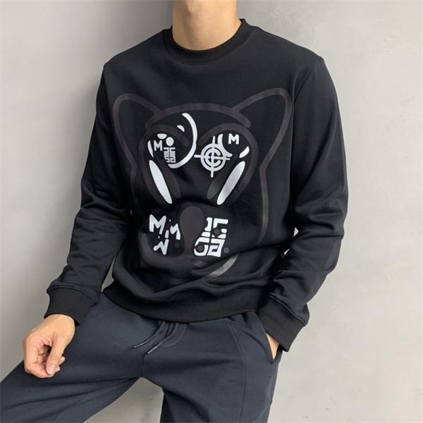 ブラック ウサギ柄 ロゴ混合 パーカー ジバンシー GIVENCHY スーパーコピー 2025秋冬コーデ 注目