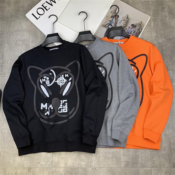 ブラック ウサギ柄 ロゴ混合 パーカー ジバンシー GIVENCHY スーパーコピー 2025秋冬コーデ 注目