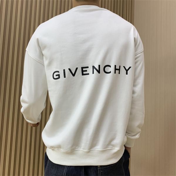 GIVENCHY コピー 2025秋冬コーデ 万能 洗練スタイル ホワイト 緑 4G ロゴ パーカー ジバンシー 