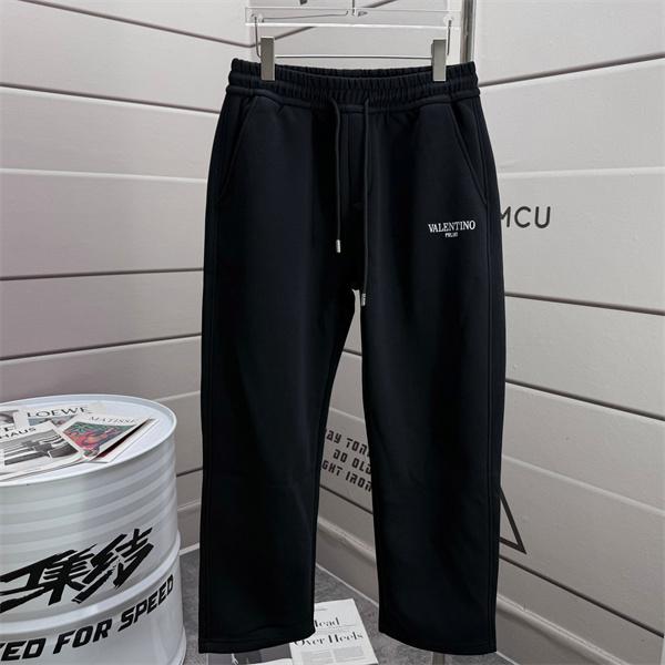 2025秋冬必須 日常的 人気 ブラック 小ロゴ スウェットパンツ ヴァレンティーノ Valentino コピー 