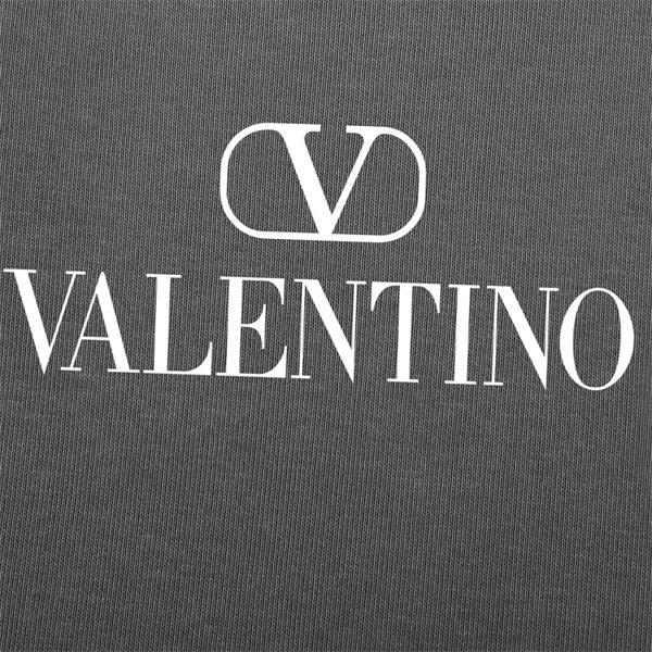 Valentino 偽物 2025秋冬コーデ  注目ブラック × グレー 2 色 V ロゴ 円领 スウェット ヴァレンティーノ