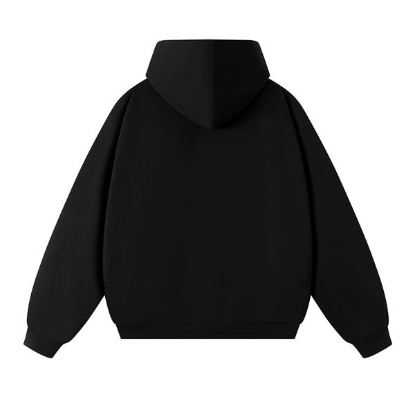  ブラック × ホワイト シンプルロゴ パーカー ヴェルサーチ VERSACE コピー 2025秋冬エッセンス 最安値