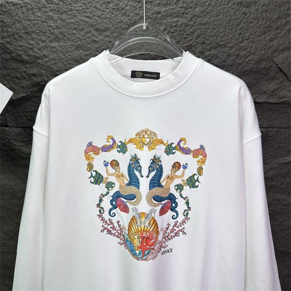 2025秋冬コレクション 希少 ヴェルサーチ VERSACE スーパーコピー着心地抜群 人気 ブラック パーカー 