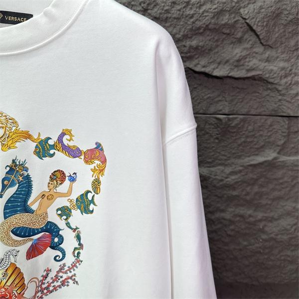 2025秋冬コレクション 希少 ヴェルサーチ VERSACE スーパーコピー着心地抜群 人気 ブラック パーカー 