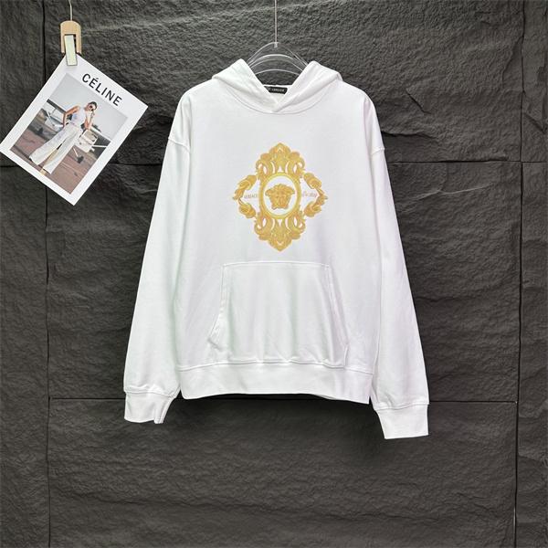 最安値 ゴージャス ブラック パーカー ヴェルサーチ VERSACE コピー 2025秋冬マストハブ セール 