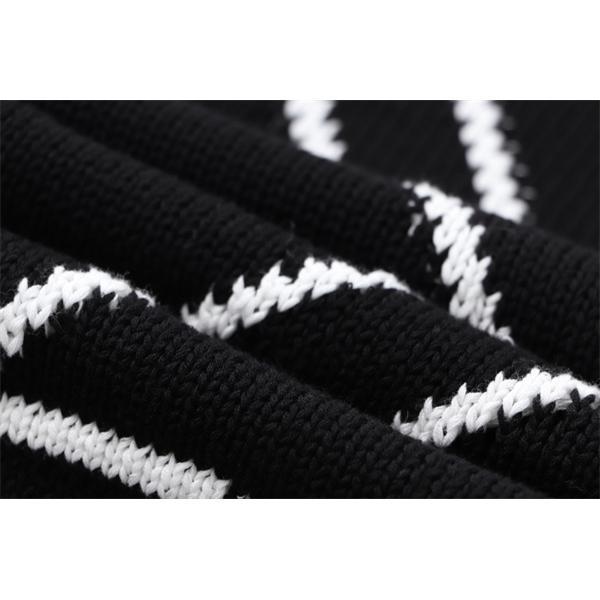 ブラック × ホワイト セーター オフホワイト Off-White スーパーコピー 2025秋冬 限定入手 デザイン性豊か 秋冬コーデ 