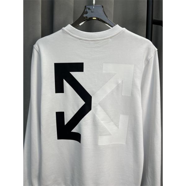 着回し抜群 ブラック オフホワイト セーター Off-White コピー 2025秋冬定番ベーシック 数量限定 大ロゴプリント