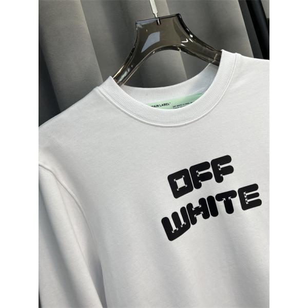 着回し抜群 ブラック オフホワイト セーター Off-White コピー 2025秋冬定番ベーシック 数量限定 大ロゴプリント