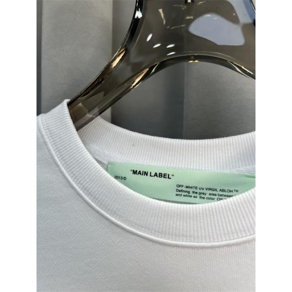 着回し抜群 ブラック オフホワイト セーター Off-White コピー 2025秋冬定番ベーシック 数量限定 大ロゴプリント