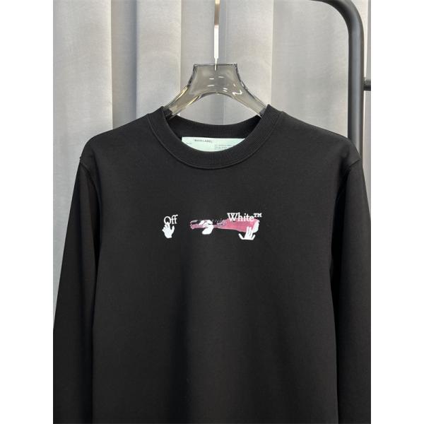 2025秋冬注目デザイン 早期完売注意 プリント ブラック Off-White オフホワイト スーパーコピー セーター