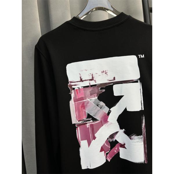 2025秋冬注目デザイン 早期完売注意 プリント ブラック Off-White オフホワイト スーパーコピー セーター