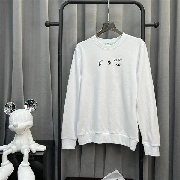 2025秋冬クリエイティブモデル 限定生産 プリント ホワイト セーター Off-White オフホワイト コピー