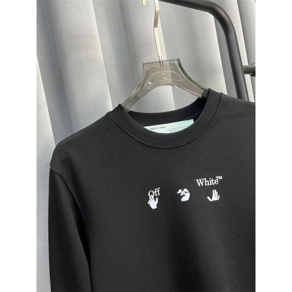 2025秋冬クリエイティブモデル 限定生産 プリント ホワイト セーター Off-White オフホワイト コピー