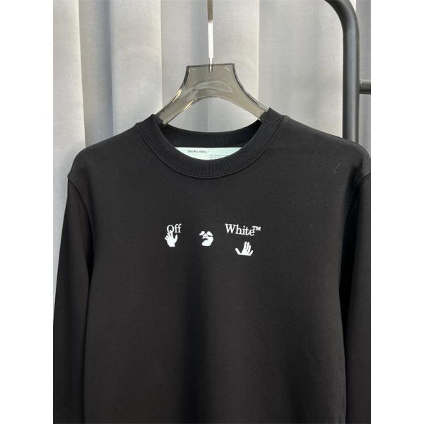 2025秋冬クリエイティブモデル 限定生産 プリント ホワイト セーター Off-White オフホワイト コピー