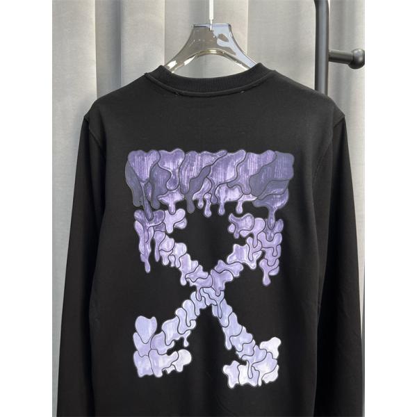 2025秋冬クリエイティブモデル 限定生産 プリント ホワイト セーター Off-White オフホワイト コピー