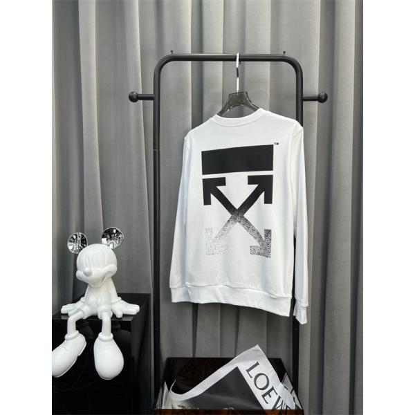 2025秋冬クラシックモデル 限定販売 ミニロゴプリント 洗練 ホワイト セーター Off-White オフホワイト コピー