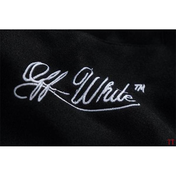 ラック × ライトブルー ベースボールジャケット Off-White オフホワイト 偽物 2025 秋冬コラボ風 数量限定 お洒落 刺繍 