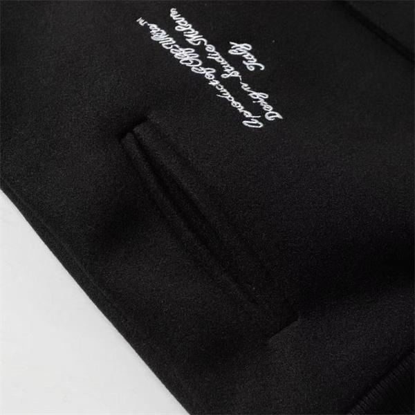 Off-White オフホワイト コピー 2025秋冬必須アイテム 入手困難 着心地抜群 おすすめ ブラック × オレンジ ベースボールジャケット 