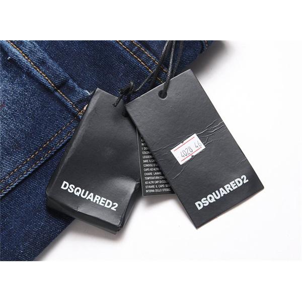 ディープブルー ダメージ スプラッシュ ディースクエアード デニムパンツ DSQUARED2 スーパーコピー 秋冬 人気