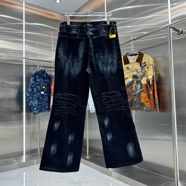 ブラック ラージスター刺繍 ディースクエアード デニムパンツ DSQUARED2 コピー 秋冬 シルエット トレンド