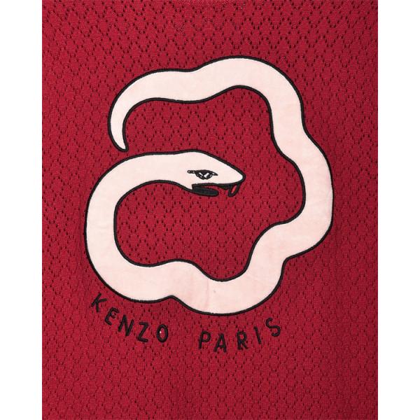 レッド 蛇×花柄アイコンブランドプリント セーター ケンゾー KENZO コピー 秋冬 着心地抜群 注目