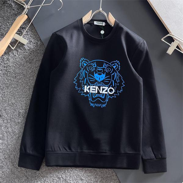 ケンゾー ブラック ブルータイガープリント パーカー KENZO スーパーコピー 秋冬 魅力 人気 トレンド