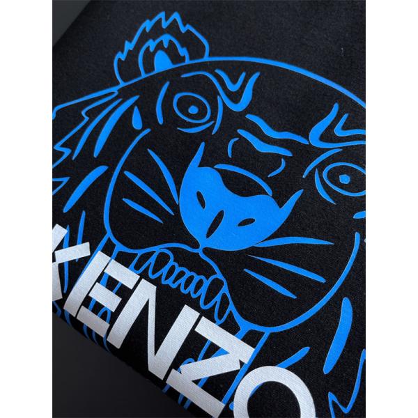 ケンゾー ブラック ブルータイガープリント パーカー KENZO スーパーコピー 秋冬 魅力 人気 トレンド