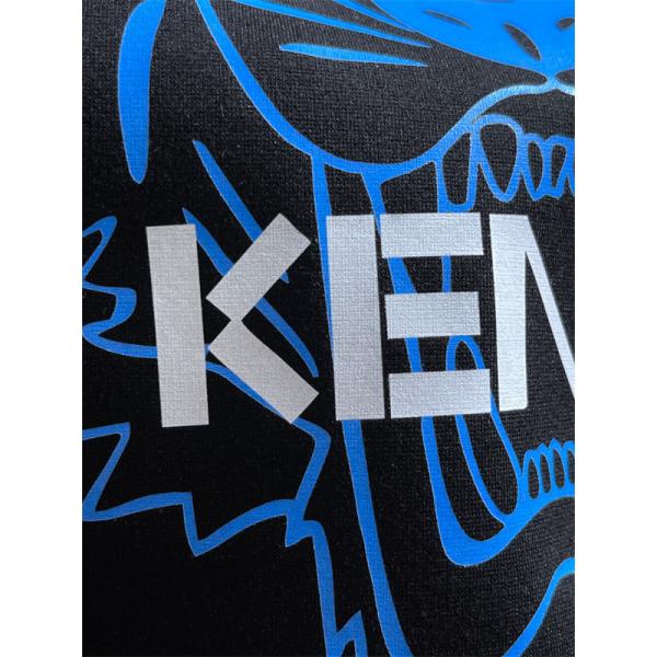 ケンゾー ブラック ブルータイガープリント パーカー KENZO スーパーコピー 秋冬 魅力 人気 トレンド
