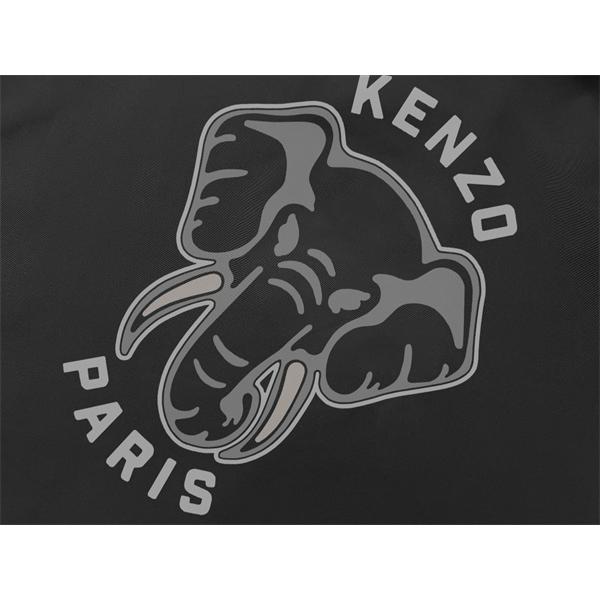 ブラック エレファント柄 KENZOロゴ ジャケット スーパーコピー 2025秋冬必須アイテム 人気モデル