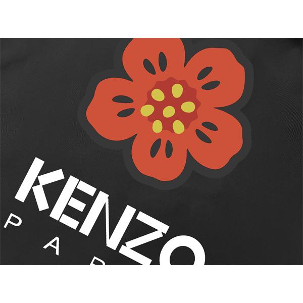 ブラック レッドフラワー KENZOロゴ ジャケット ケンゾー コピー 秋冬 鮮やか 活発な モード系